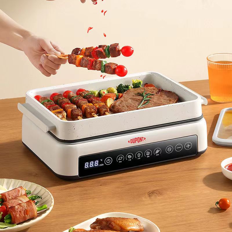 电煮锅家用电热火锅小型多功能用途网红锅分体式蒸煮一体官网